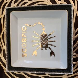 Scorpio Zodiac Trinket Dish
